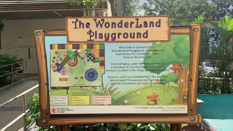 Alice in Wonderland playground photo 2