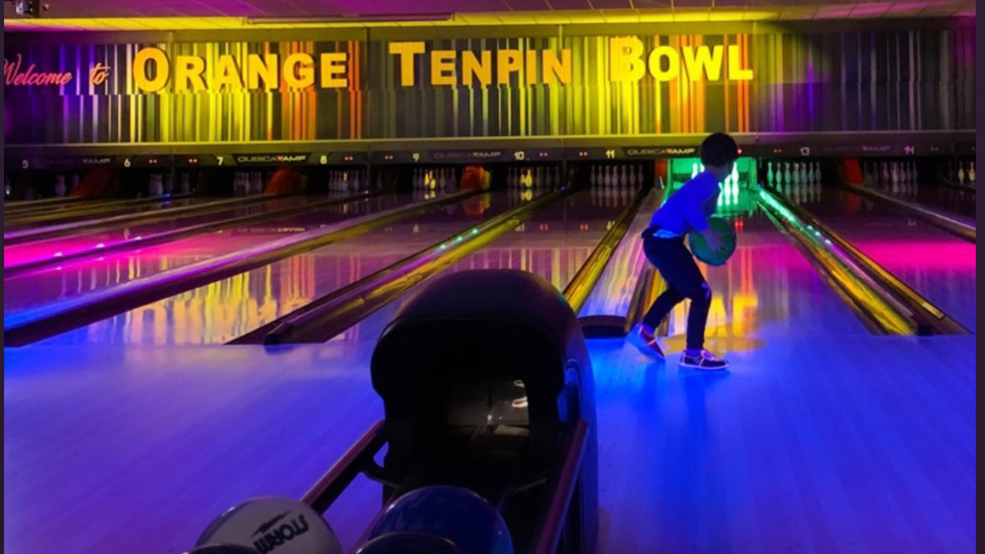 Orange Tenpin Bowl photo 3