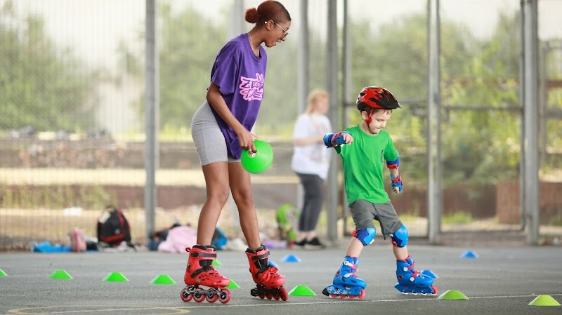 Zebra Rollerblading and Skateboarding camp and personal training
